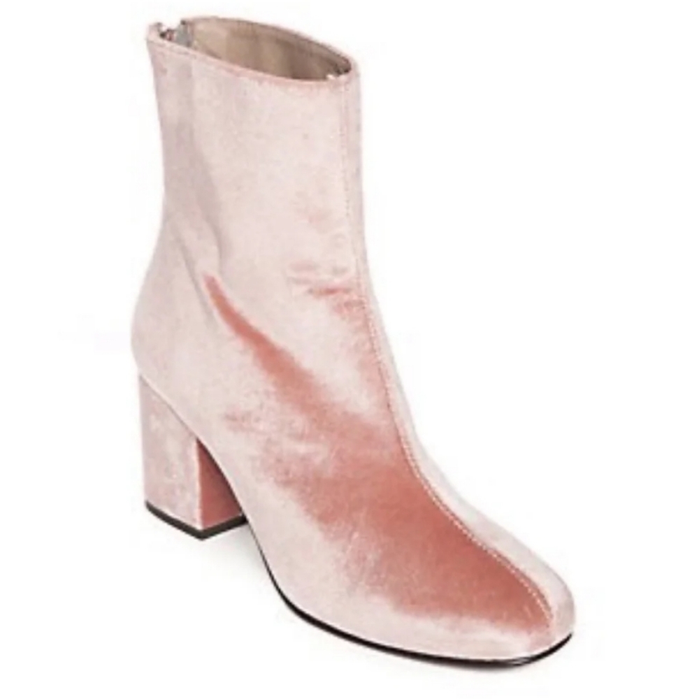 FREE PEOPLE Cecile Velvet Booties - Picture 4 of 15